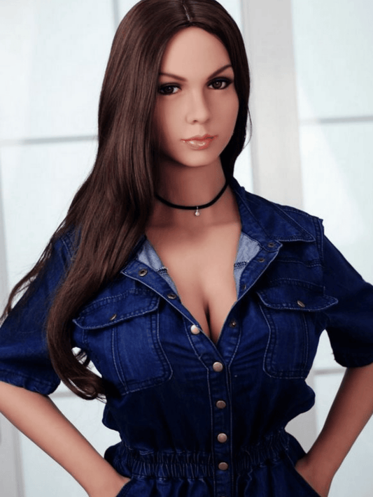 Denim Shirt Big Boobs 5ft 1.8in Eva