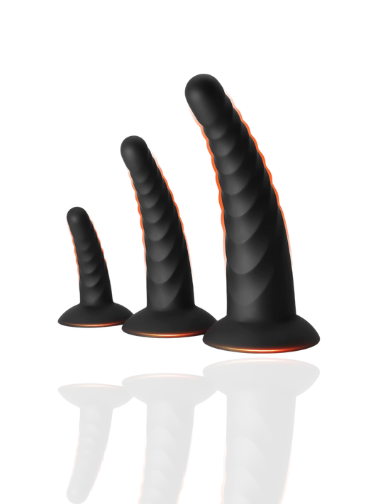 Body-Safe Anal Plug Pack of 3 Anal Toys