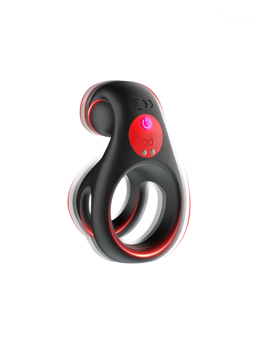 Vibrating Cock Ring with Clitoral Stimulator