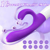 G-Spot Vibrator and Clitoral Stimulator with 10 Sucking and Vibrating Modes