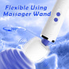 Vibrator Wand Massager with Male Masturbator Attachment