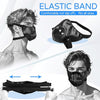 BDSM Leather Half Face Restraints Mask