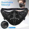 BDSM Leather Half Face Restraints Mask